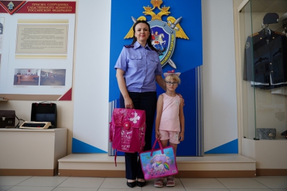 В Ульяновске сотрудники следственного управления приняли участие во всероссийской акции «Собери ребенка в школу»